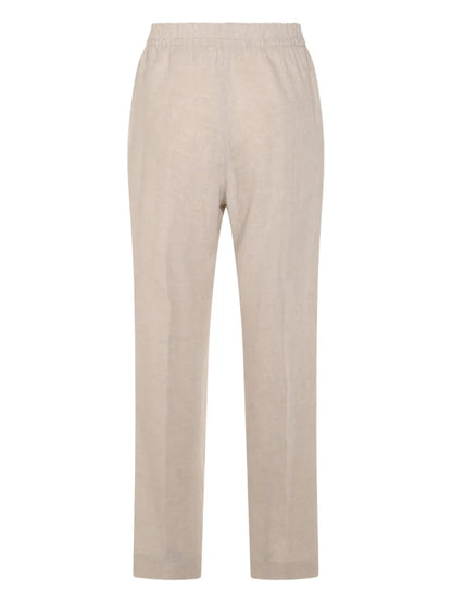 Elasticated-Waist Trousers