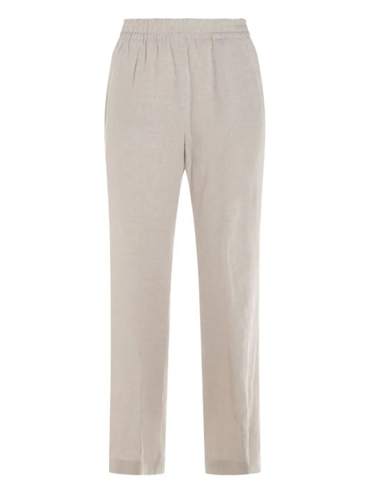 Elasticated-Waist Trousers
