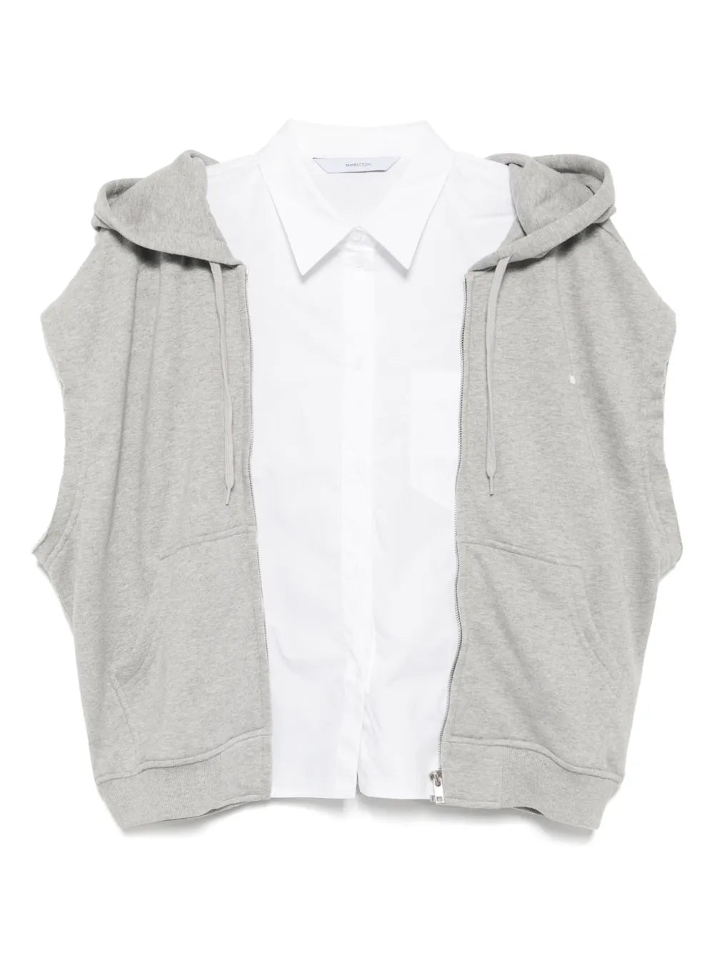 Shirt Layered Hoodie