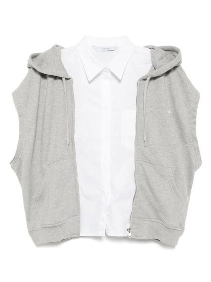 Shirt Layered Hoodie