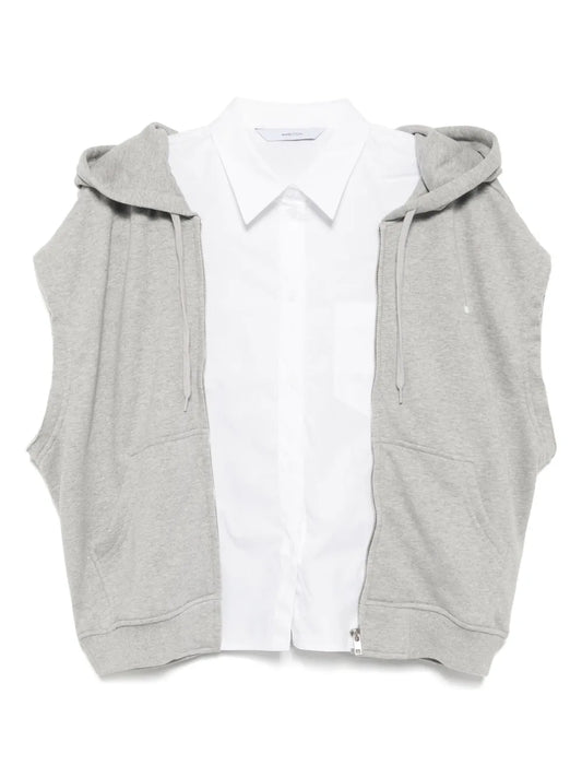Shirt Layered Hoodie