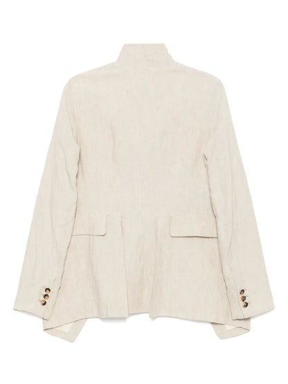 Distressed Off-Centre Blazer