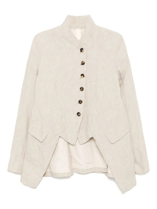 Distressed Off-Centre Blazer