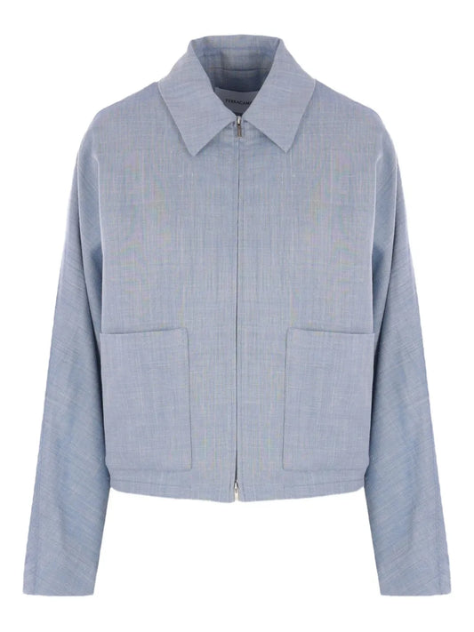 Zip-Up Shirt Jacket