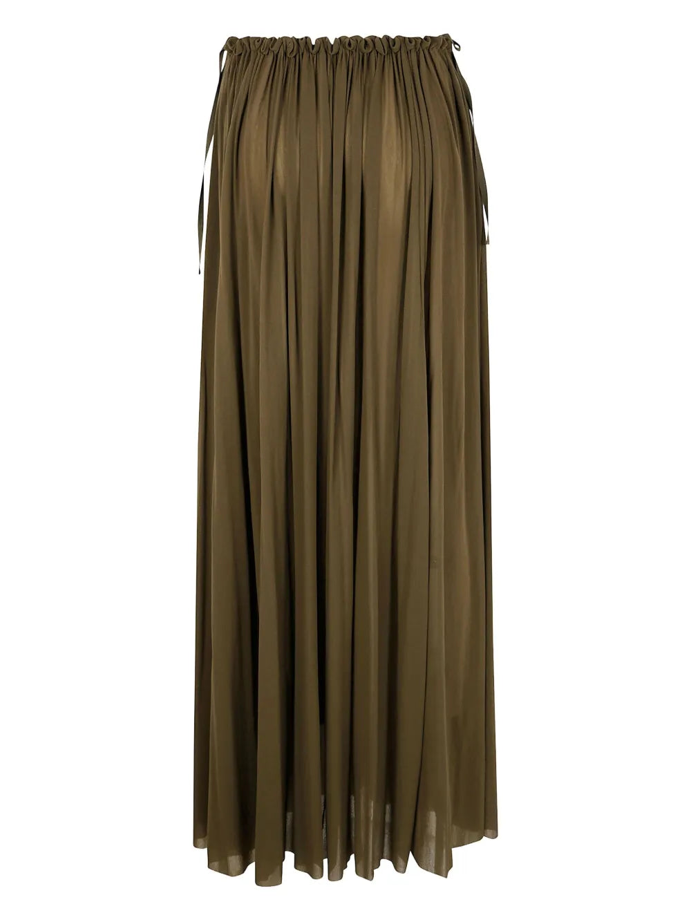 Pleated Maxi Skirt