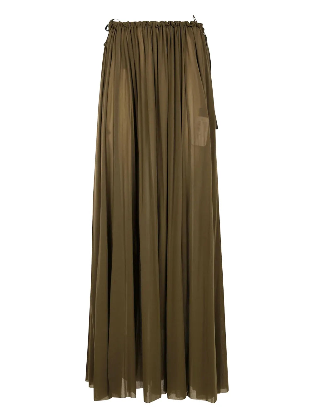 Pleated Maxi Skirt