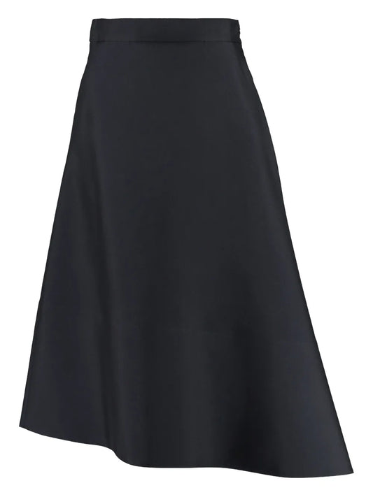 Asymmetric Midi Skirt