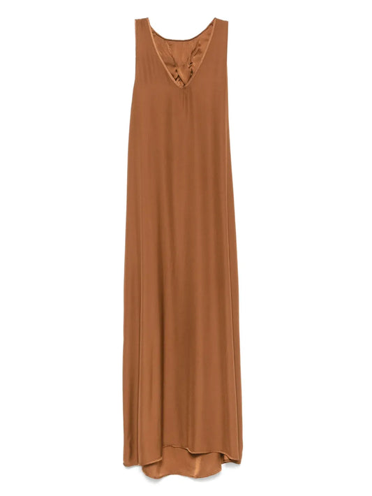 Braided-Strap Maxi Dress
