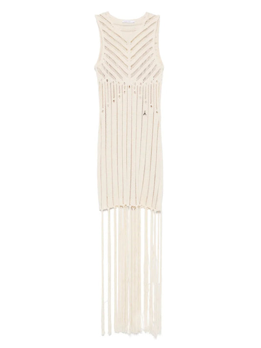 Open-Knit Mini Dress