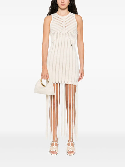 Open-Knit Mini Dress
