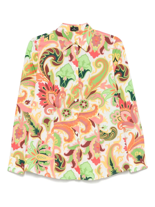 Paisley-Print Shirt