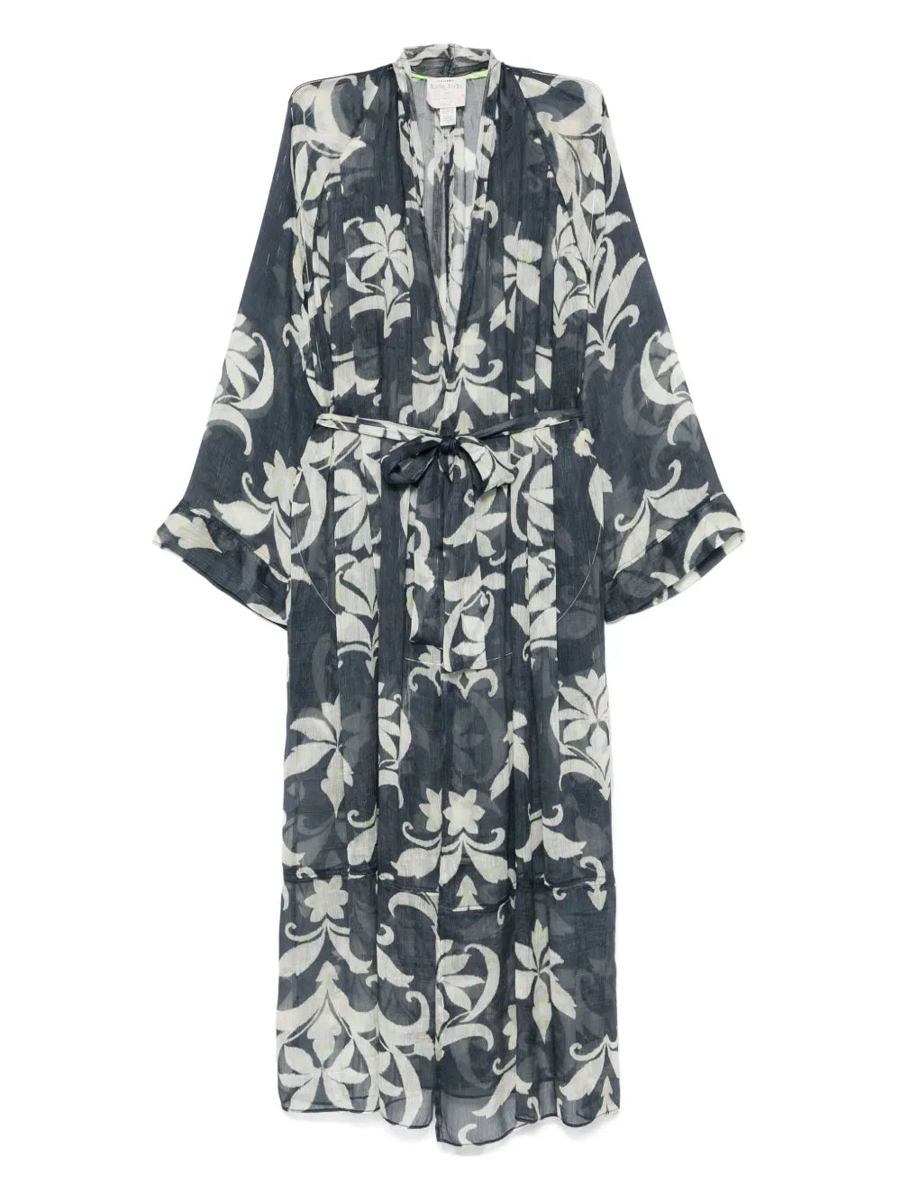 Floral-Print Coat