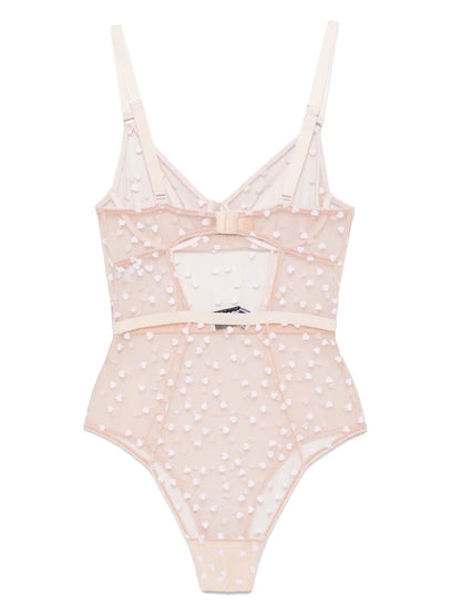 Heart-Print Bodysuit