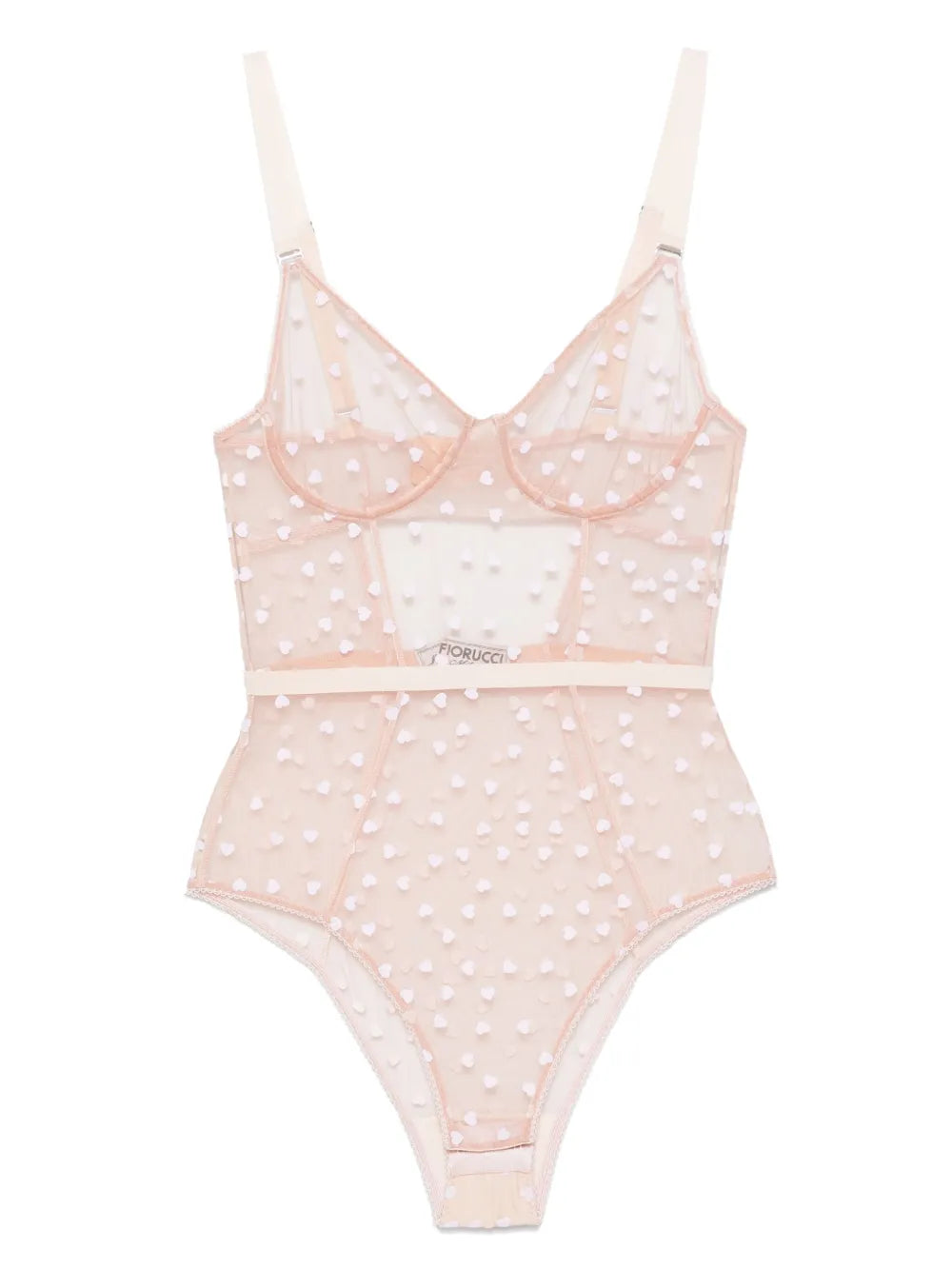 Heart-Print Bodysuit