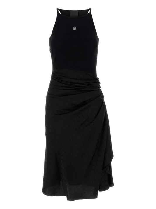 Panelled Midi Dress