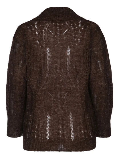 V-Neck Knitted Jumper