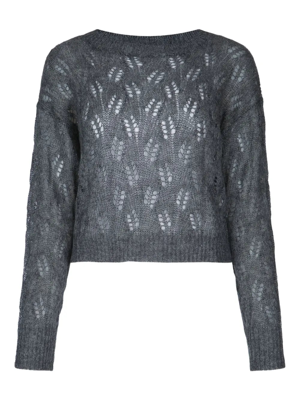 Pointelle-Knit Sweater