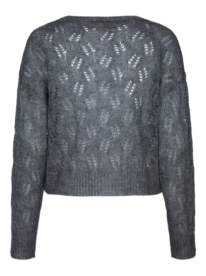 Pointelle-Knit Sweater