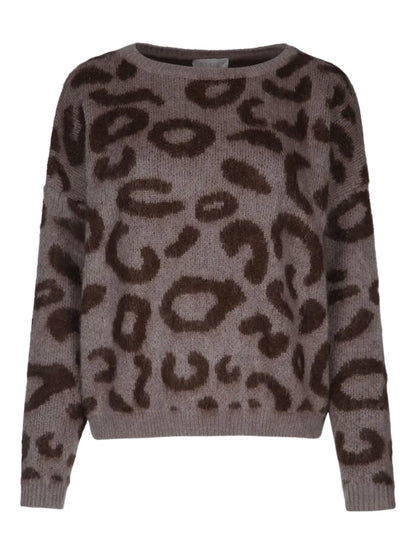 Leopard-Print Sweater