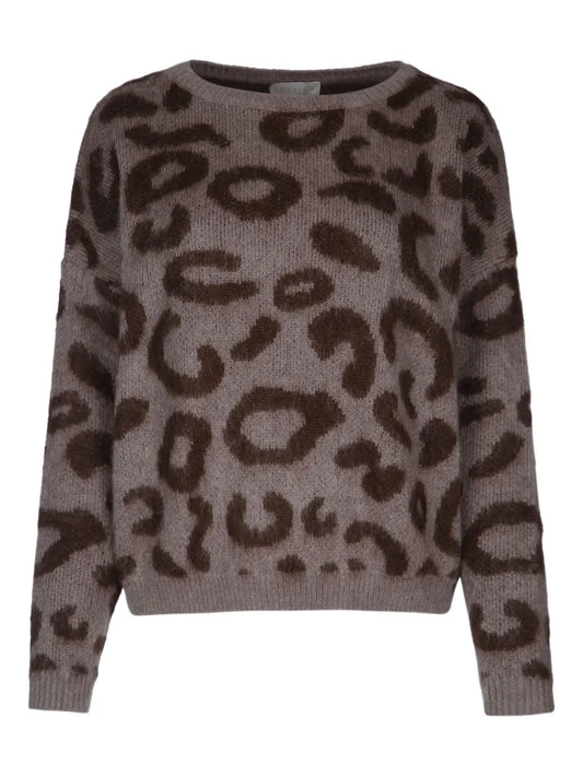 Leopard-Print Sweater