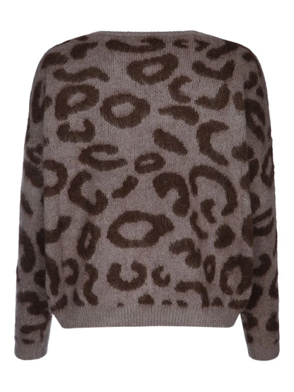 Leopard-Print Sweater