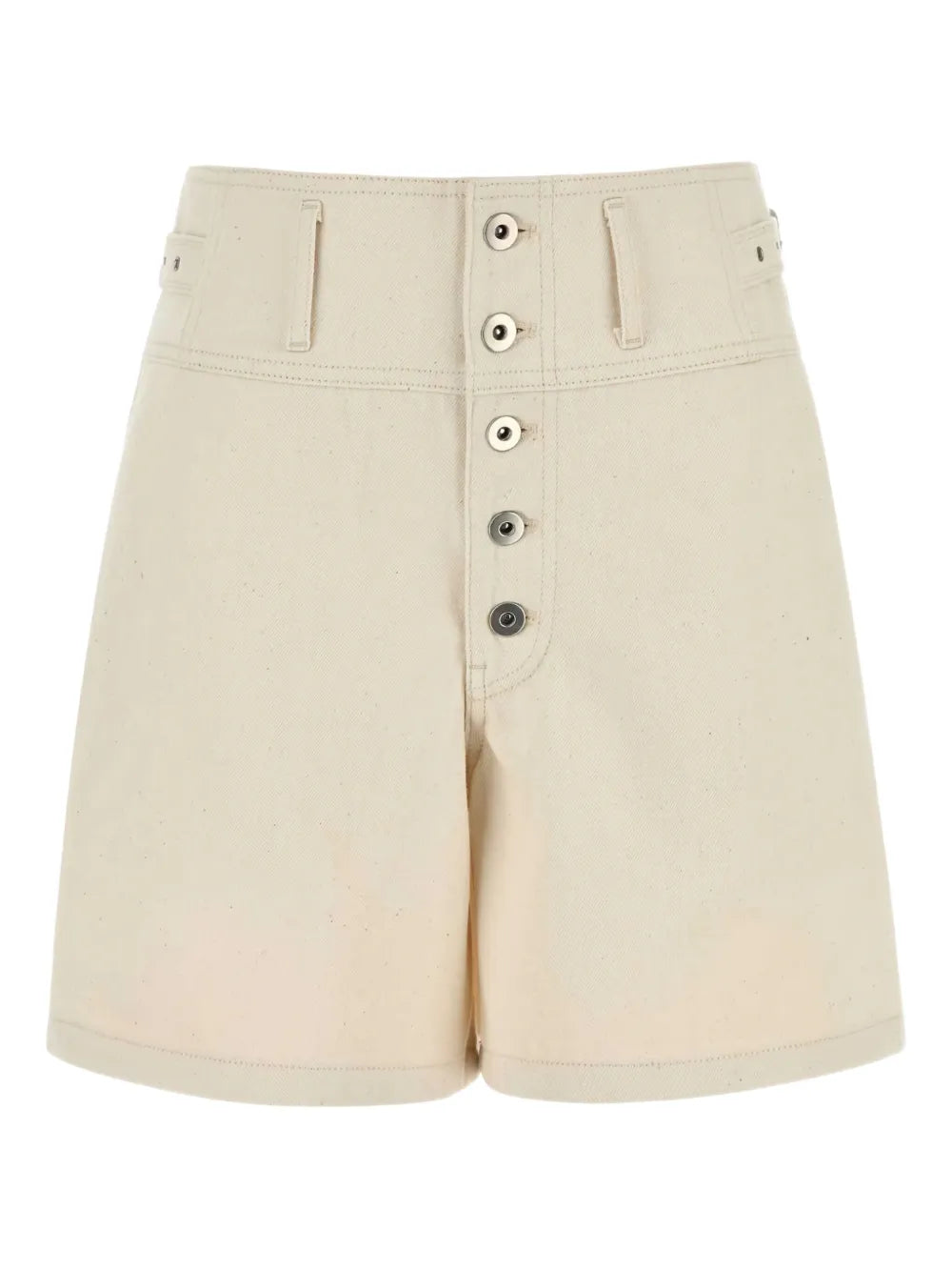 Button-Up Bermuda Shorts
