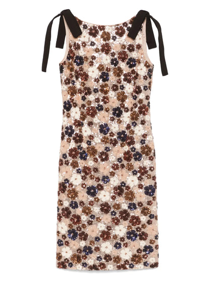 Sequinned Midi Dress