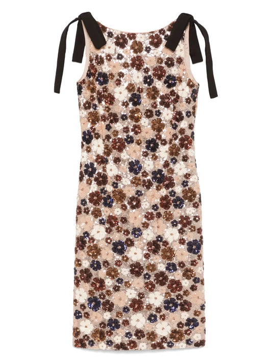 Sequinned Midi Dress