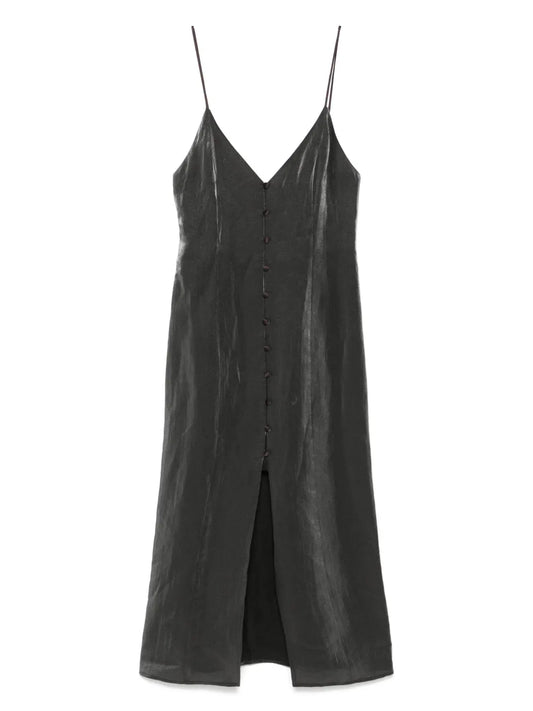 V-Neck Midi Dress