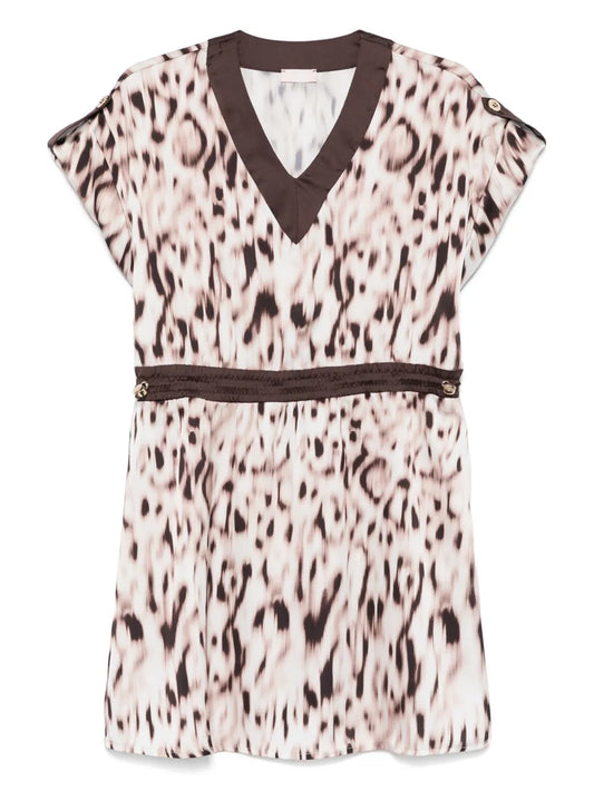 Printed Mini Dress