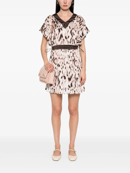 Printed Mini Dress