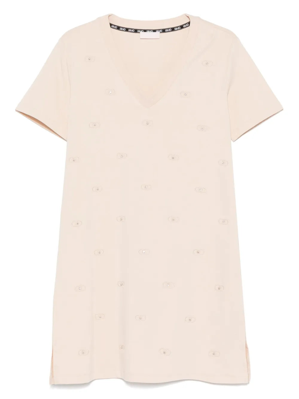 Embroidered-Logo Dress