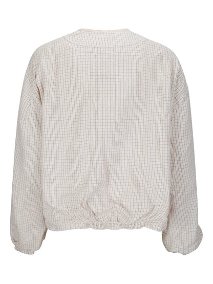 Checkered Bomber Jacket
