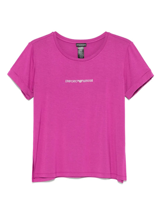 Rhinestone-Logo T-Shirt