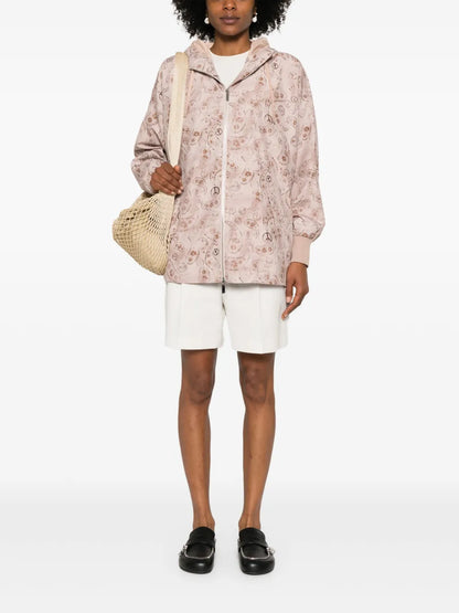 Printed Hooded Jacket