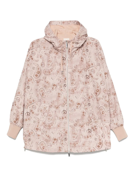 Printed Hooded Jacket