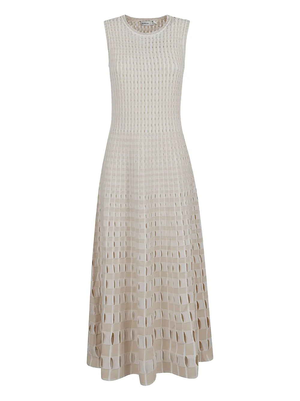 Crochet-Knit Midi Dress