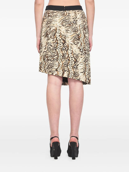 Animalier-Print Skirt