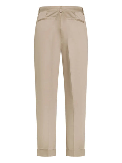 Satin-Trim Trousers