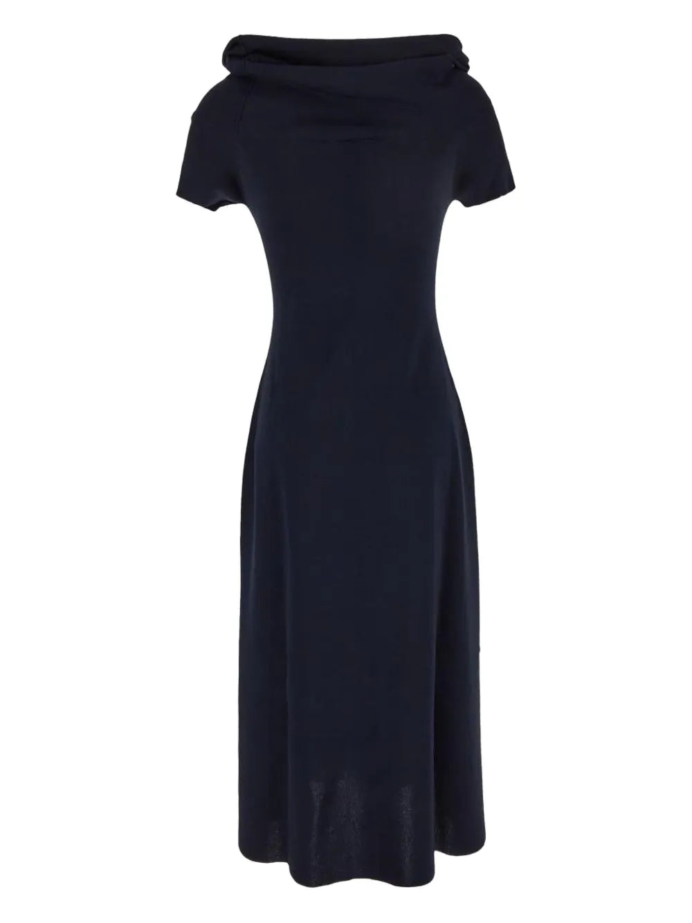 Gathered-Detail Maxi Dress