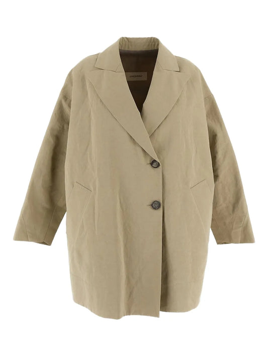 Drop-Shoulder Coat