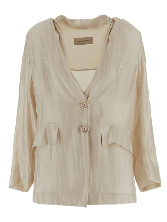 Collarless Blazer