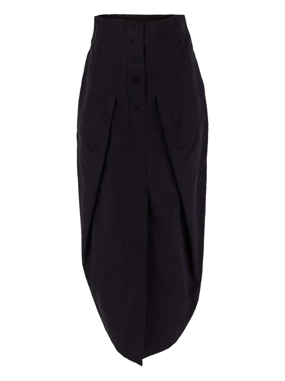 Pleat-Detail Maxi Dress