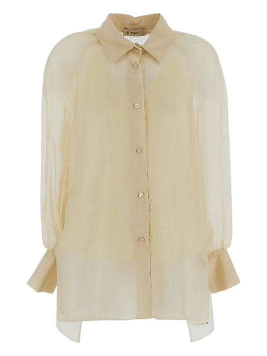 Fantasy-Print Silk Shirt