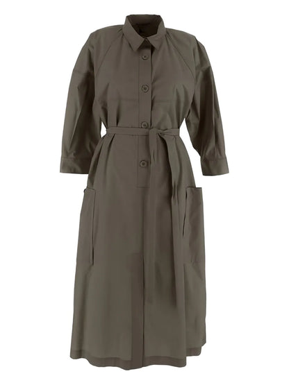Belted Shirt Dress
