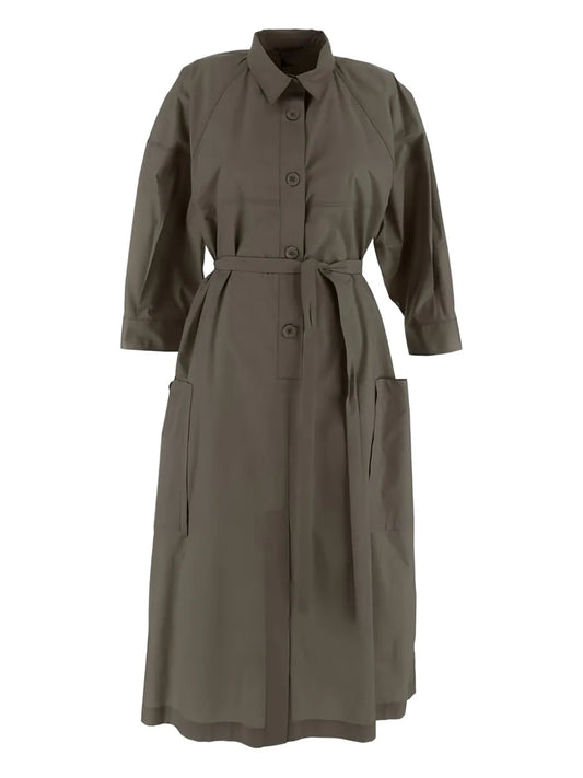 Belted Shirt Dress