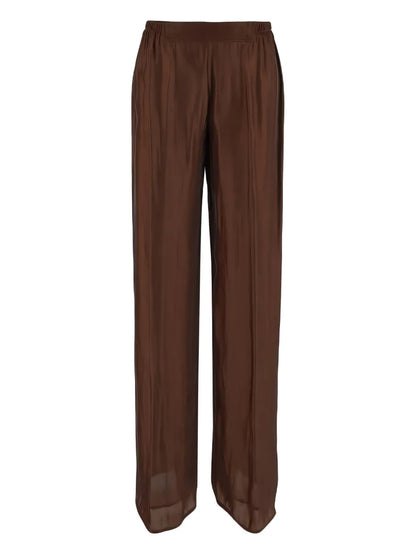 Pleat-Detail Palazzo Trousers