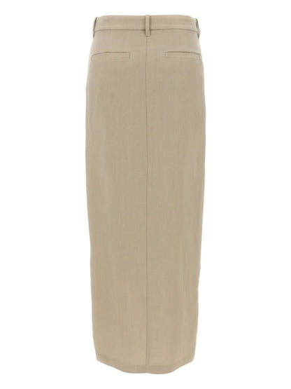 High-Waisted Wrap Skirt