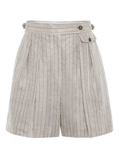 Pleat-Detailing Shorts