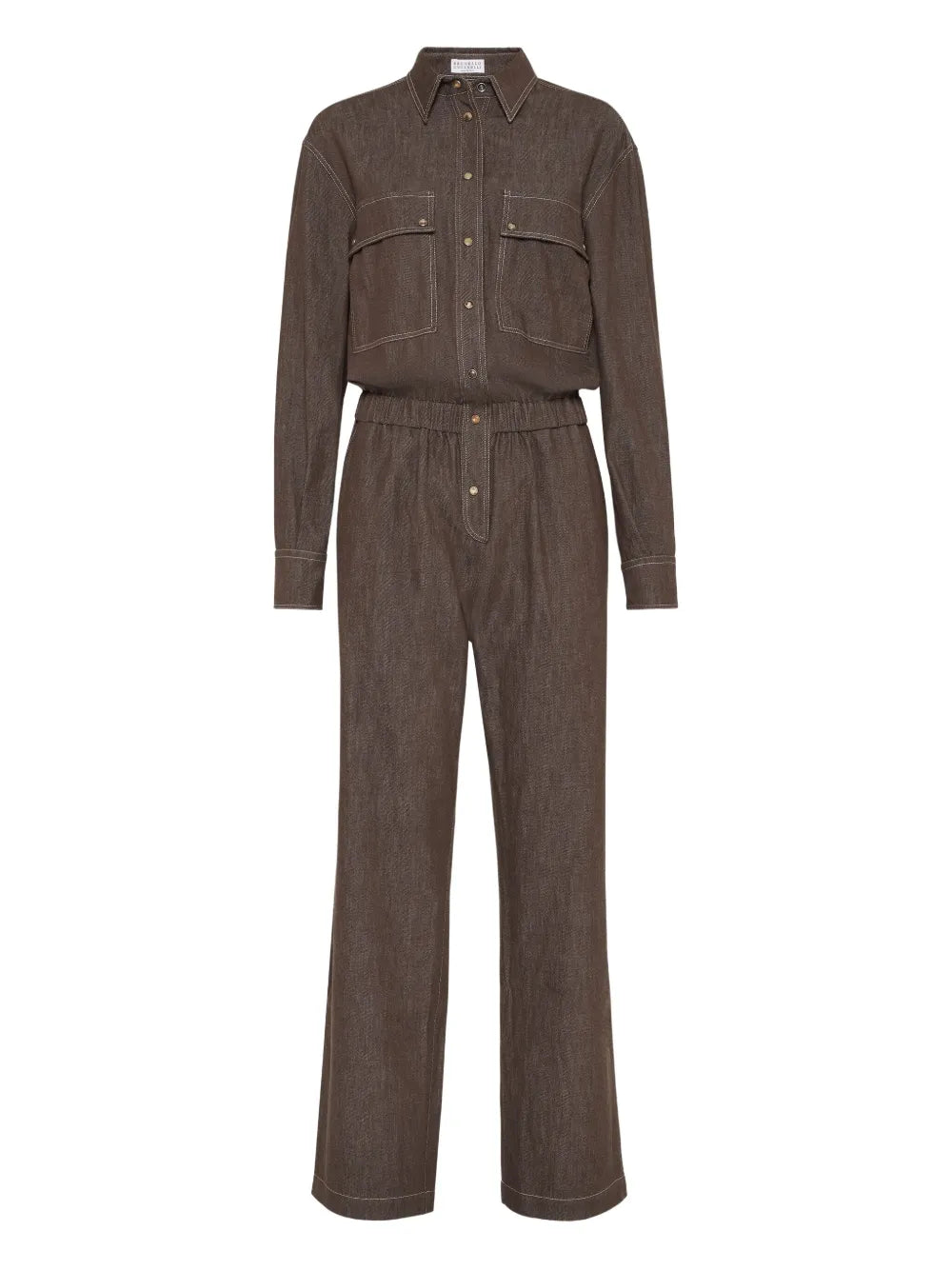 Cotton Denim Jumpsuit